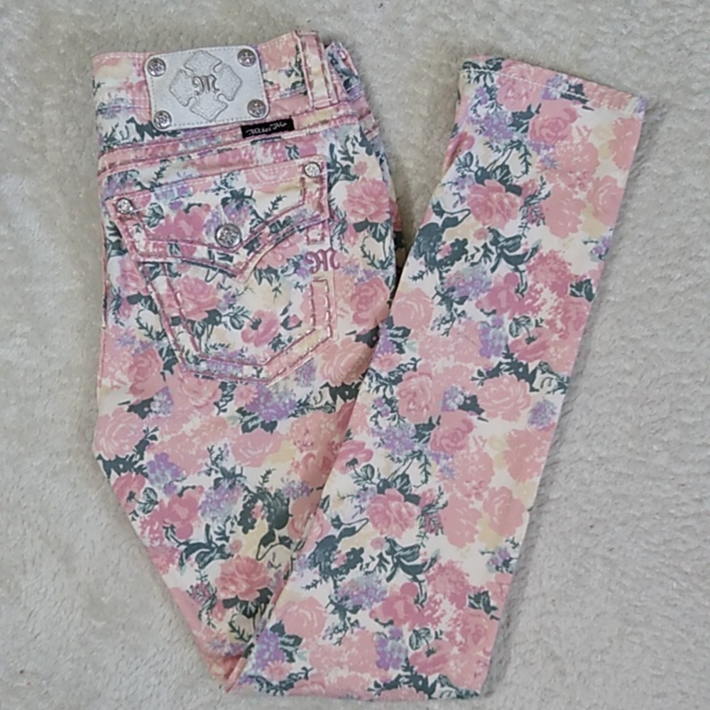 Miss Me Jeans size 29 Skinny Floral Print